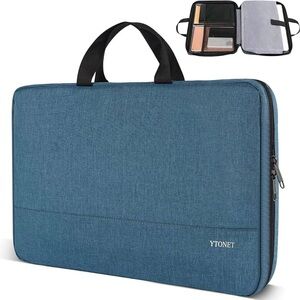 YTONET 14 Inch Blue Laptop Sleeve